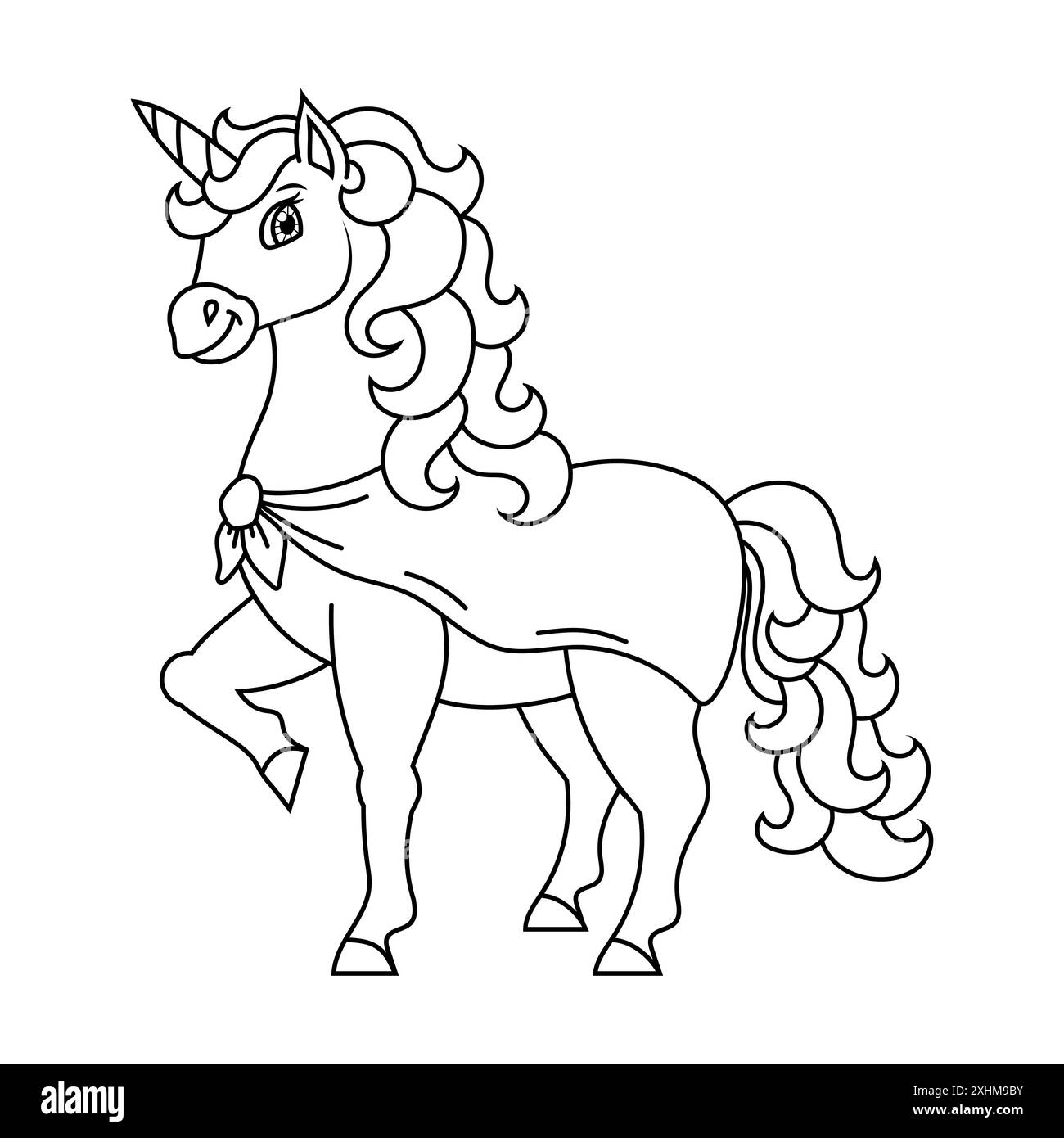 Coloring book page for kids. Cartoon style. Vector illustration ...