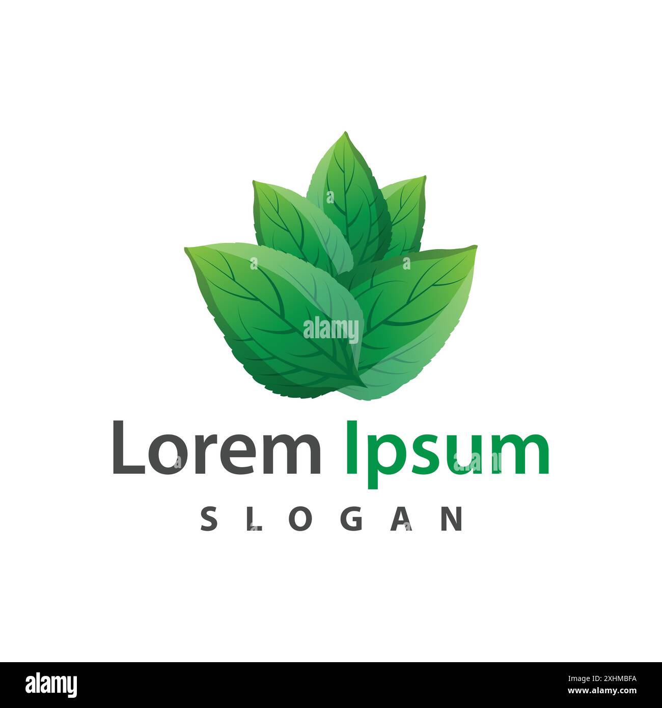 Leaf logo design icon green nature element ecology vector illustration ...
