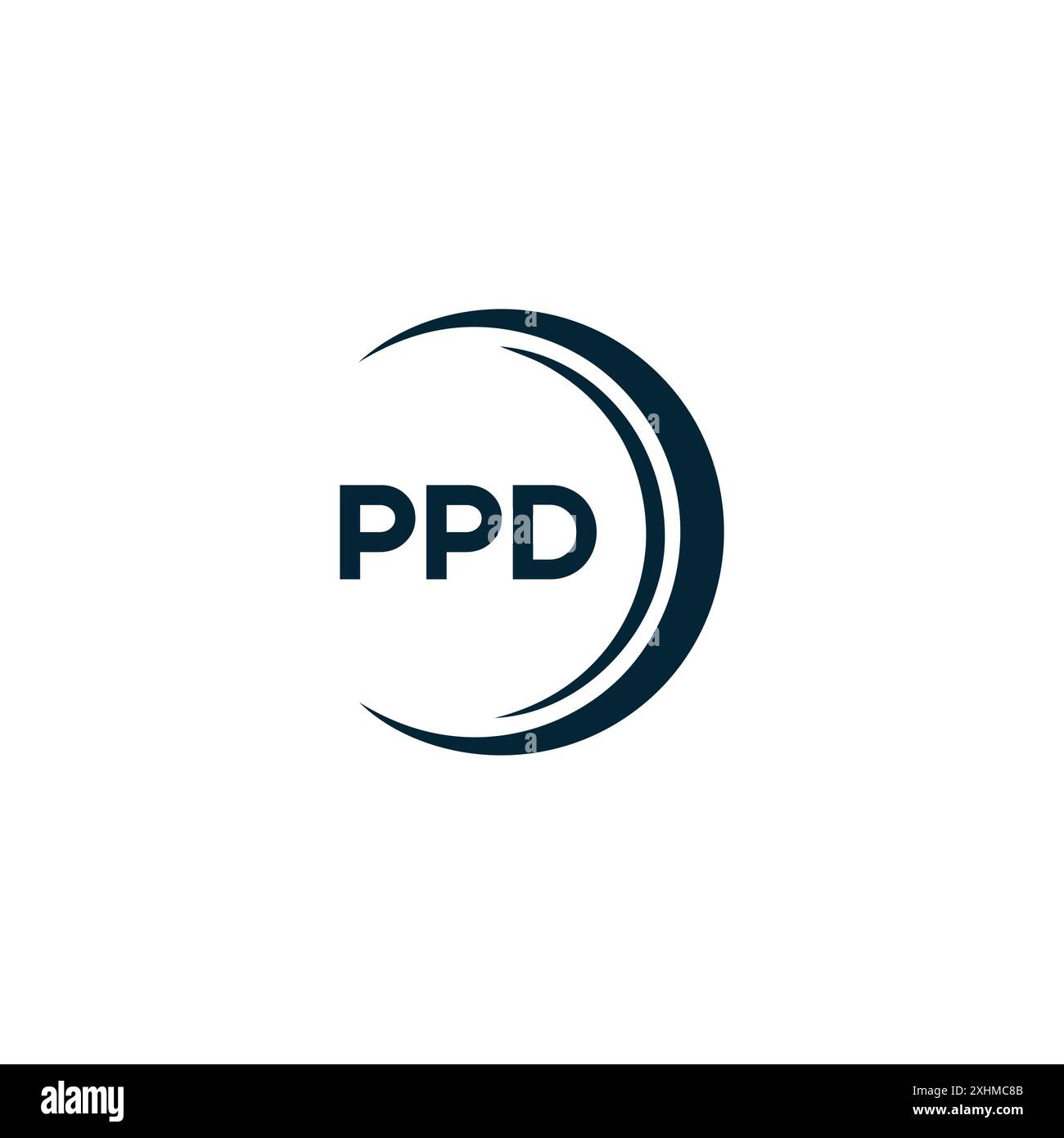 PPD Logo P P D Design White PPD Letter PPD P P D Letter Logo Design 