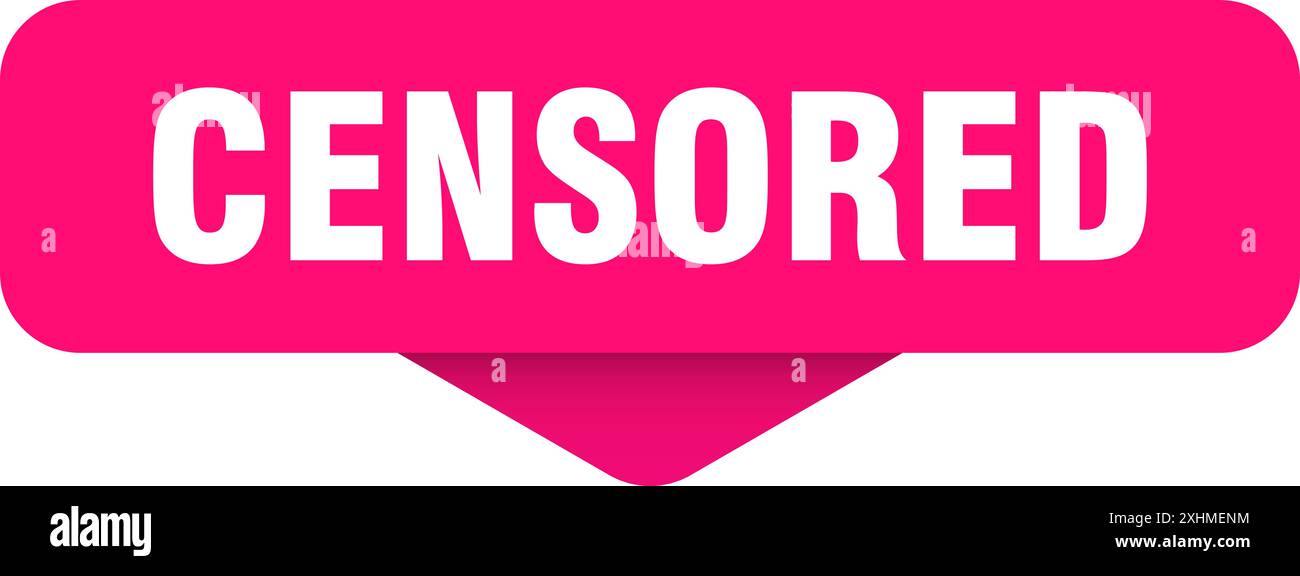 Censored Sign No Background