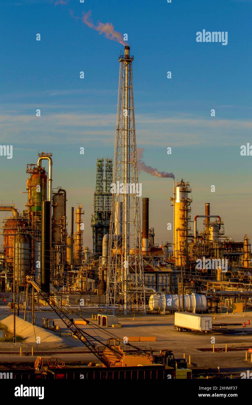 Oil and Gas refinery in Ohio Stock Photo