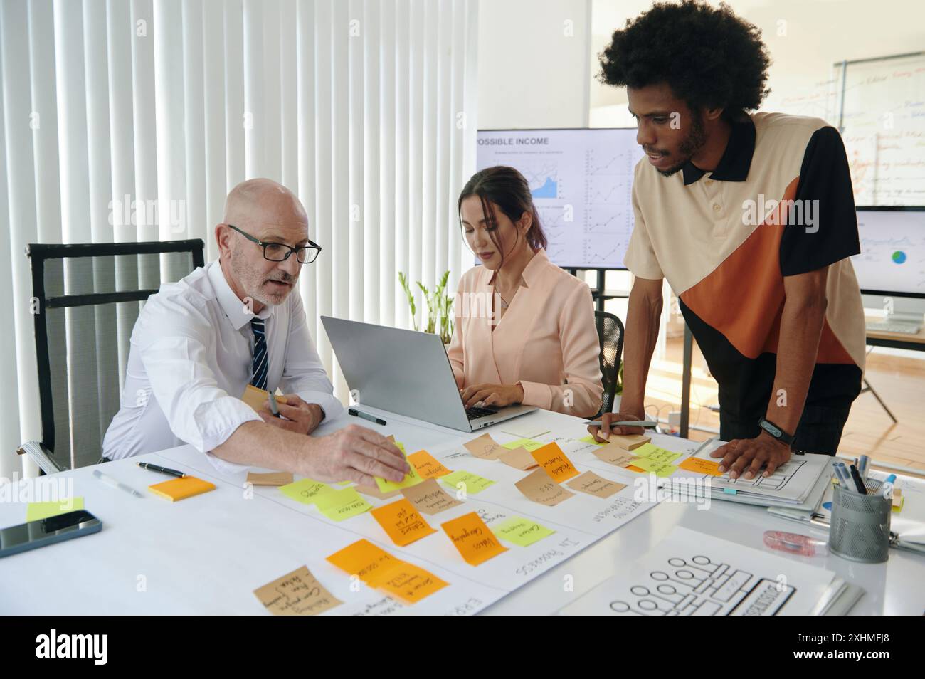 Business People Planning Work In Team Stock Photo