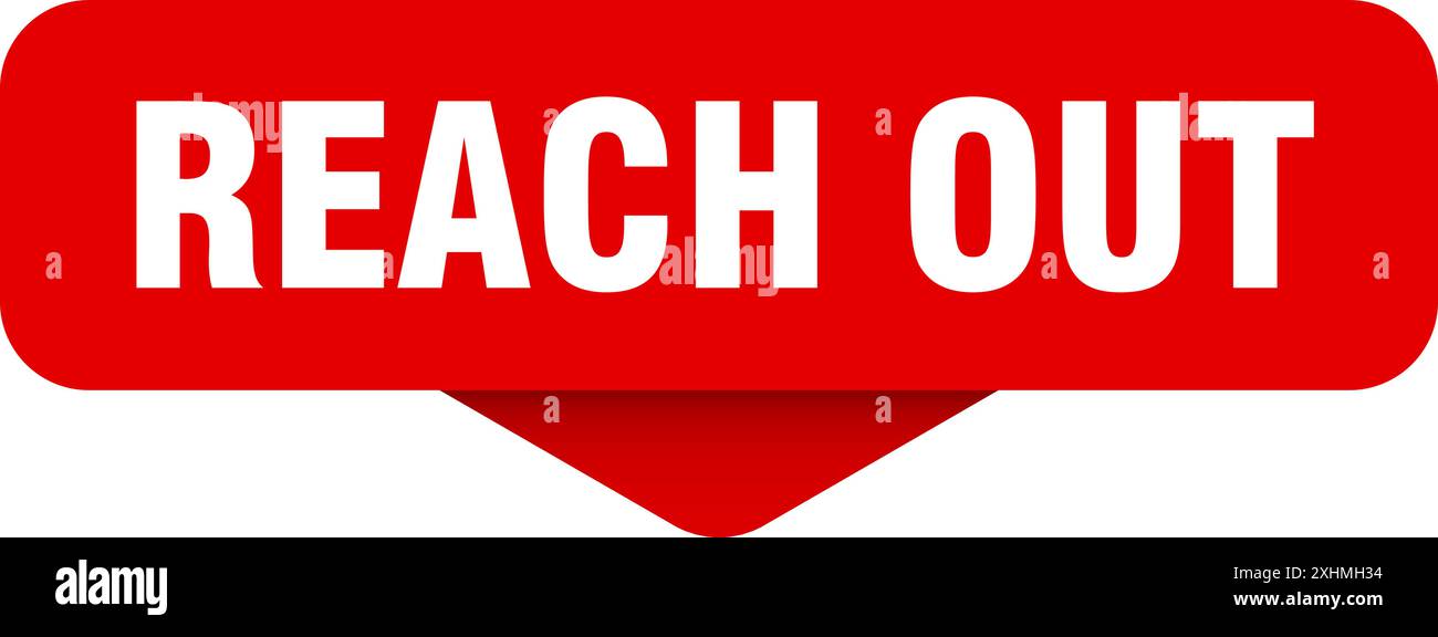 Check Out Red Sign Reach out red sign Stock Vector Images - Alamy