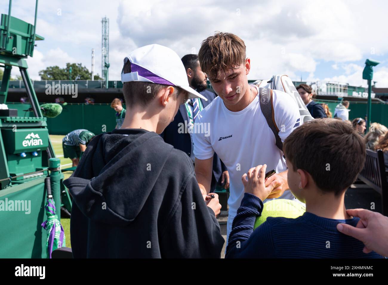 London, UK. 06th July, 2024. LONDON, UNITED KINGDOM - JULY 6: Mees Rottgering of the Netherlands on Day 6 of The Championships Wimbledon 2024 at All England Lawn Tennis and Croquet Club on July 6, 2024 in London, United Kingdom. (Photo by Marleen Fouchier/BSR Agency) Credit: BSR Agency/Alamy Live News Stock Photo