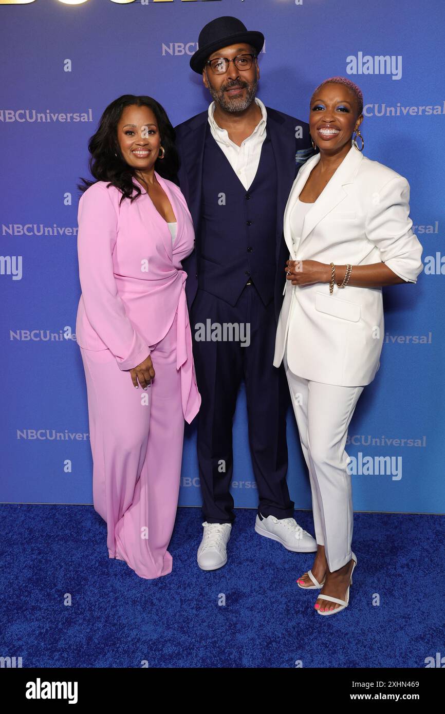 Pasadena, Ca. 14th July, 2024. Maahra Hill, Jesse L. Martin, Travina