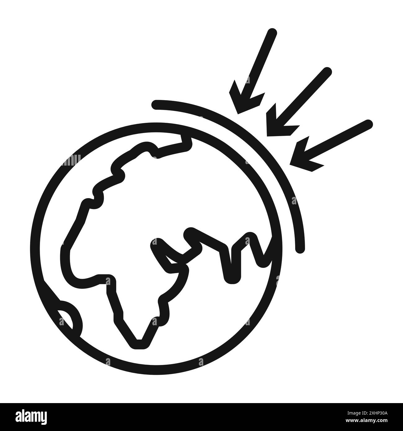 aerosphere icon Black line art vector in black and white outline set ...