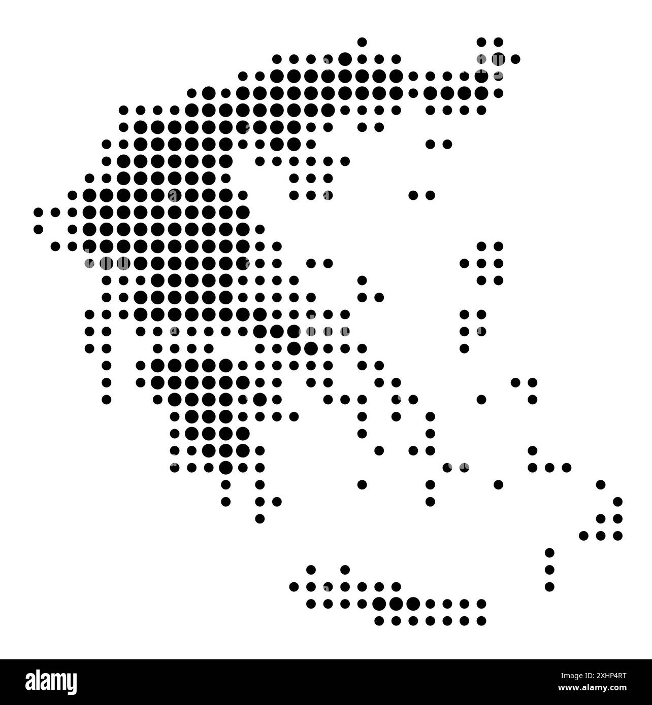 Map of greece outline Black and White Stock Photos & Images - Alamy