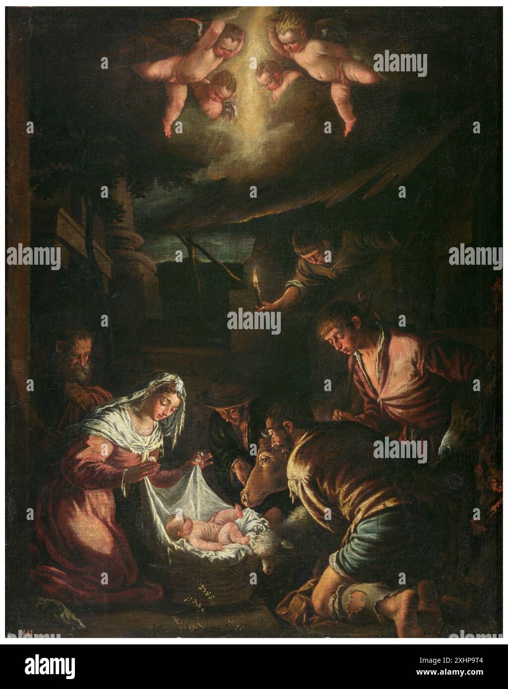 Adoration of the Shepherds painting by Anonymous Stock Photo - Alamy