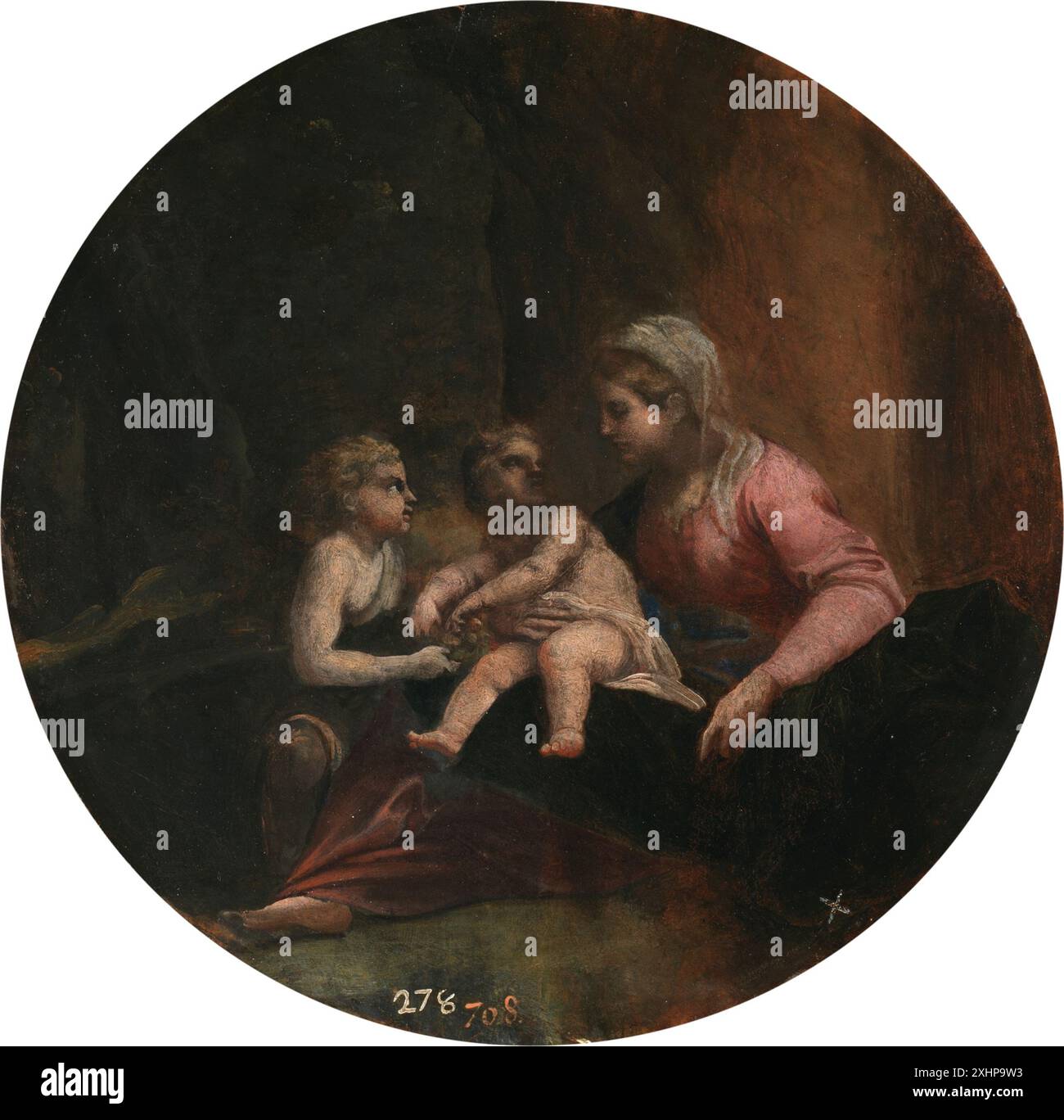 The Virgin and Child with the Infant Saint John the Baptist - painting ...