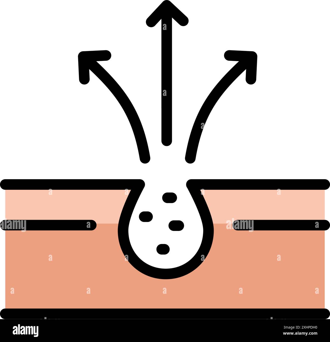 Pore Cleansing Color Icon. Facial Skin Care Cleansing Pictogram. Unclog ...
