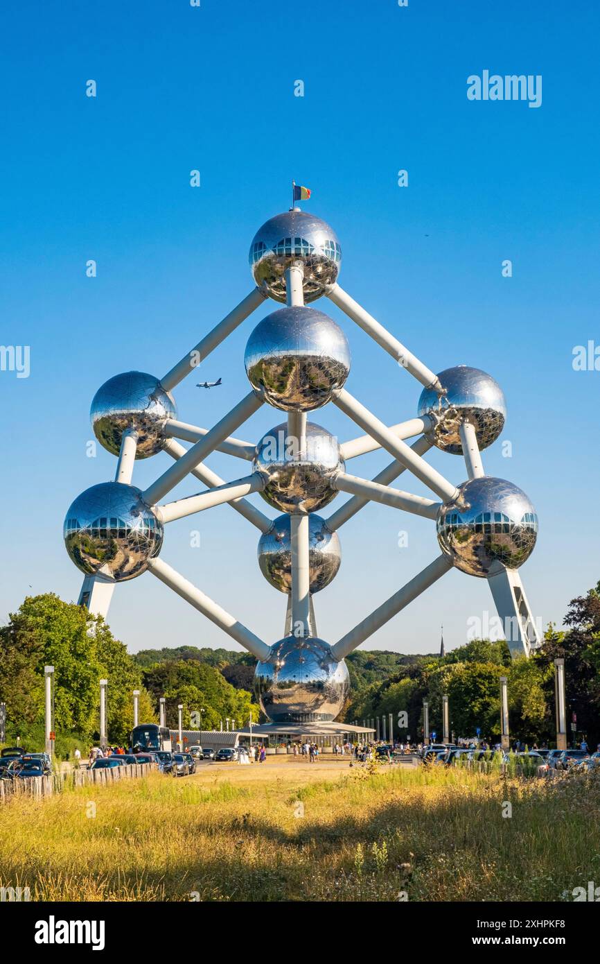 Belgium, Brussels North, the Atomium, erected for the 1958 Universal ...