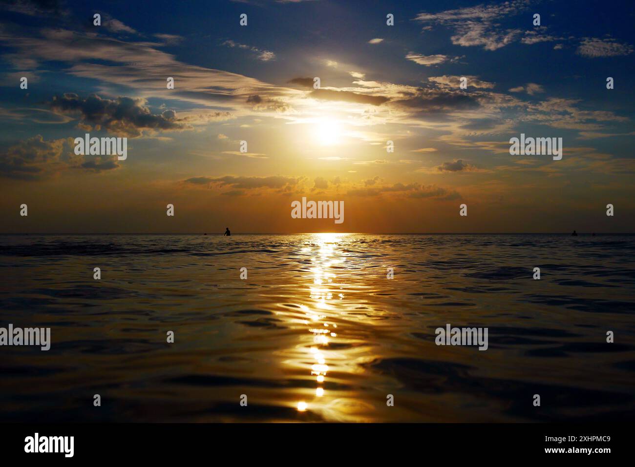 Dramatic sunset sky with clouds Stock Photo - Alamy
