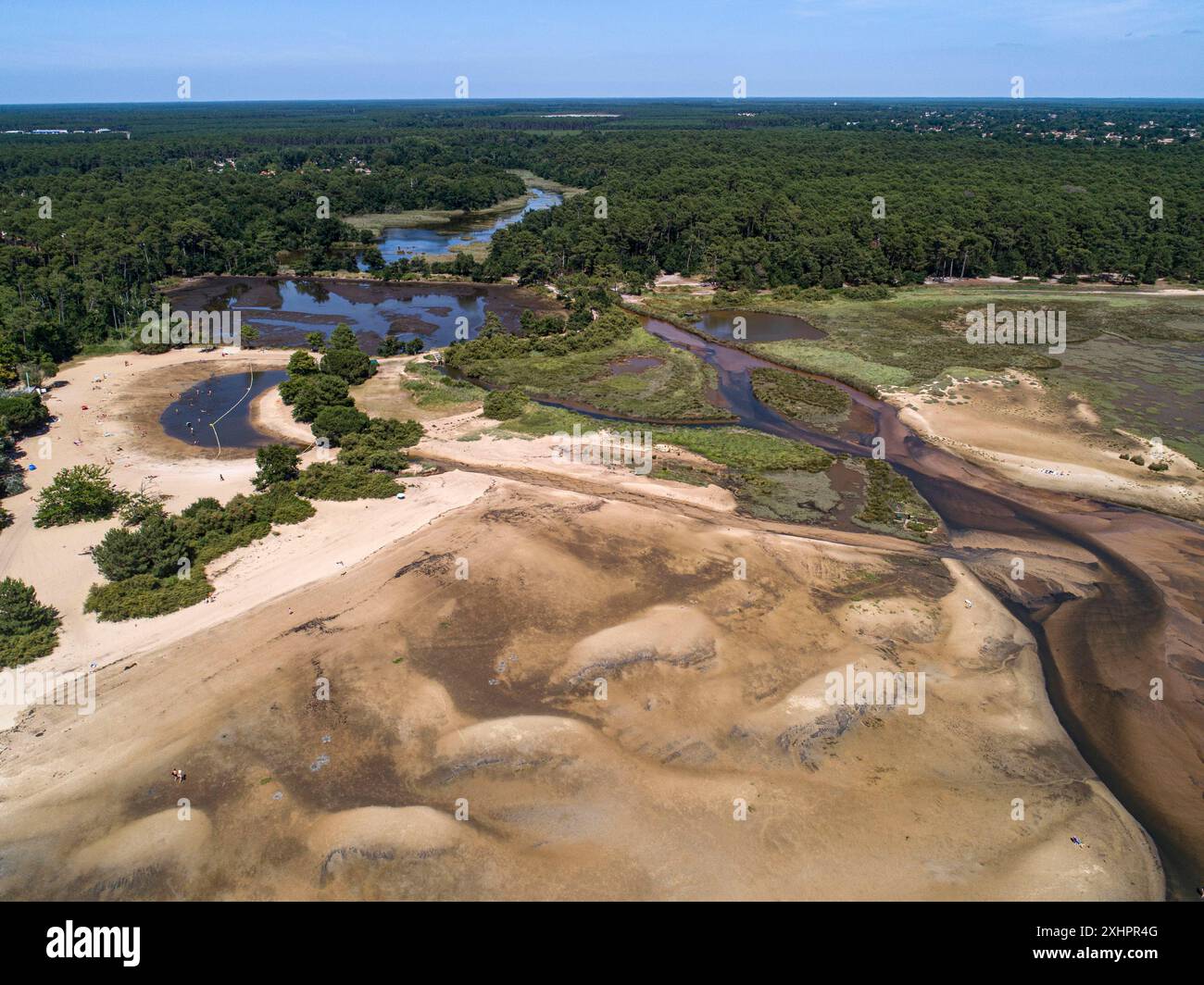france-gironde-bassin-d-arcachon-ar-s-bathing-plan-of-saint-brice