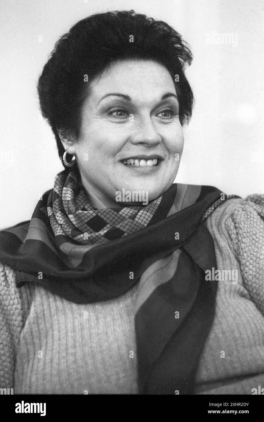 Marilyn Horne Opernsängerin 02/85 piel Marilyn Horne im Februar 1985