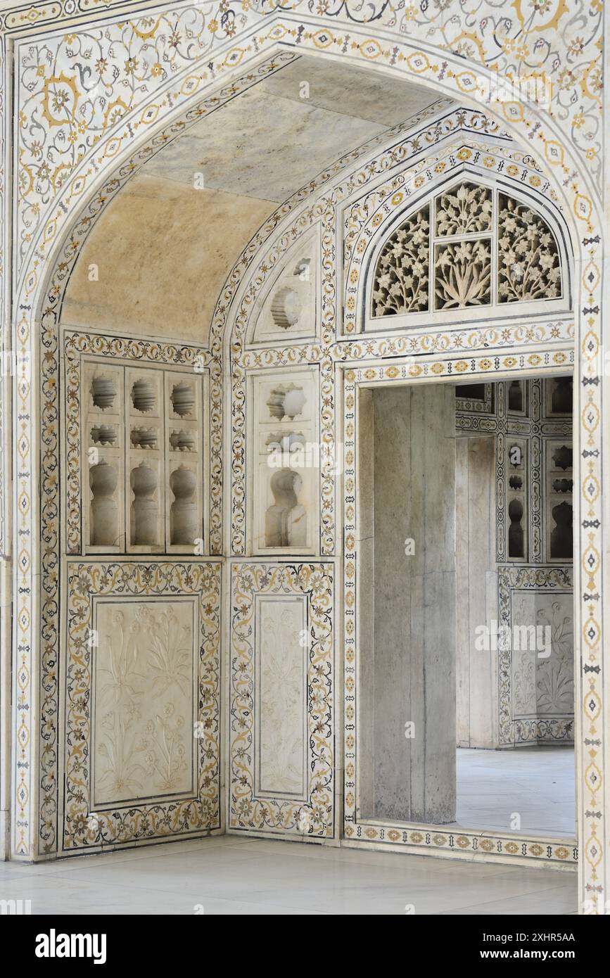 India, Uttar Pradesh, Unesco World Heritage Site, Agra fort, Musamman ...
