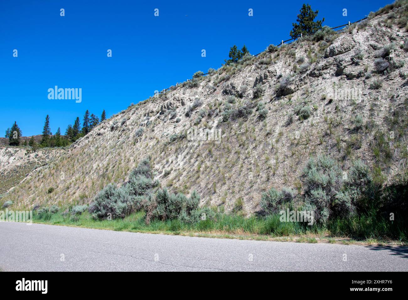 Knox Mountain Park in Kelowna, British Columbia, Canada Stock Photo