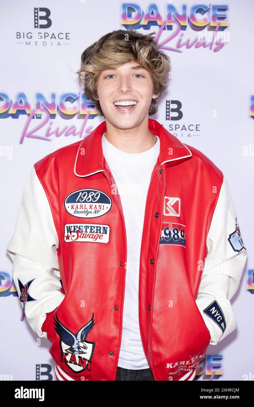 Los Angeles, USA. 14th July, 2024. Singer Dillon Ensor attends Los