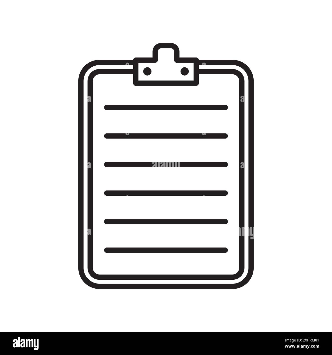 Assignment icon outline vector hi-res stock photography and images - Alamy