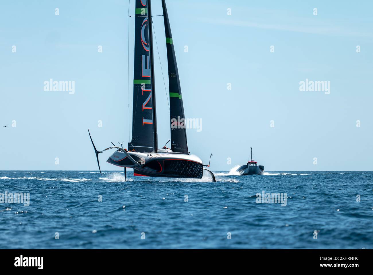 June - 2024, America’s Cup teams racing on the Louis Vuitton 37th ...