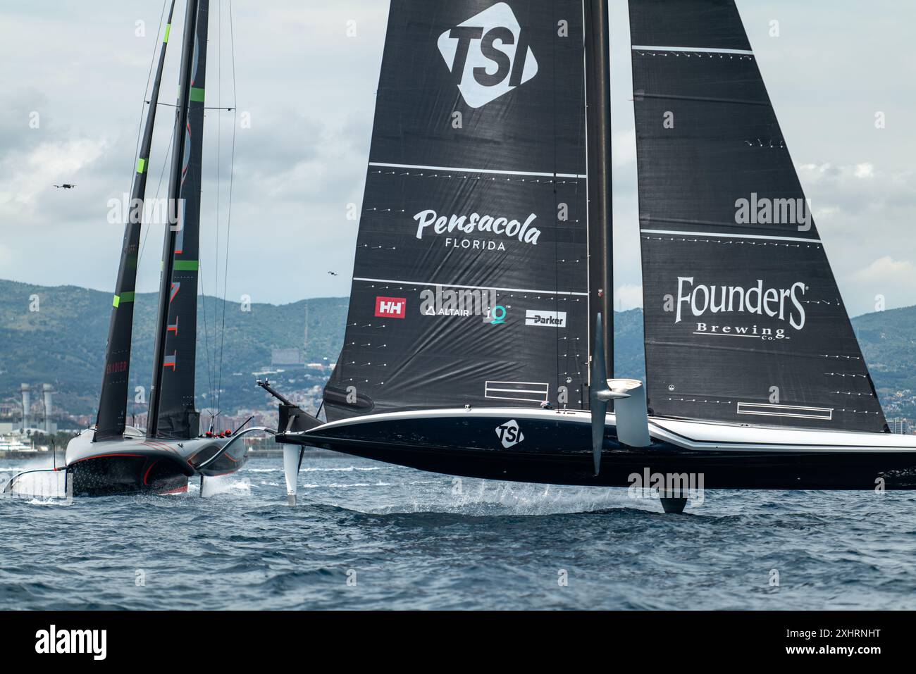 June - 2024, America’s Cup teams racing on the Louis Vuitton 37th ...