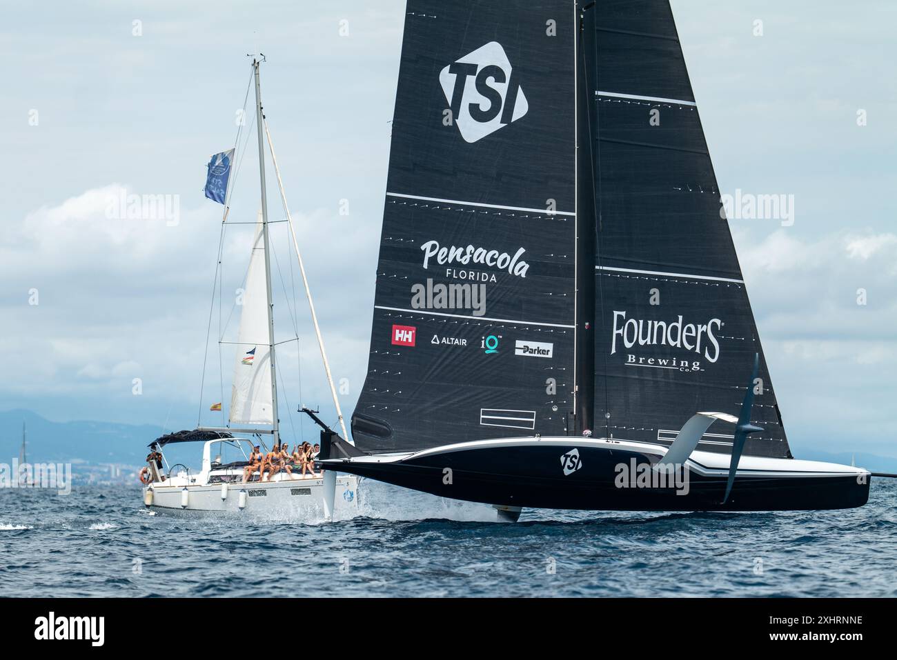 June - 2024, America’s Cup teams racing on the Louis Vuitton 37th ...