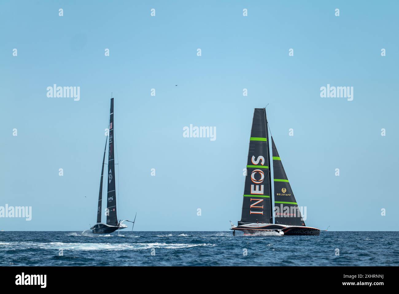 June - 2024, America’s Cup teams racing on the Louis Vuitton 37th ...