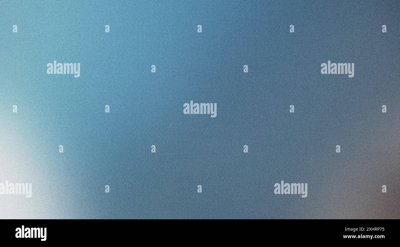 Blurred blue gradient background with grainy texture creating an abstract effect Stock Photo