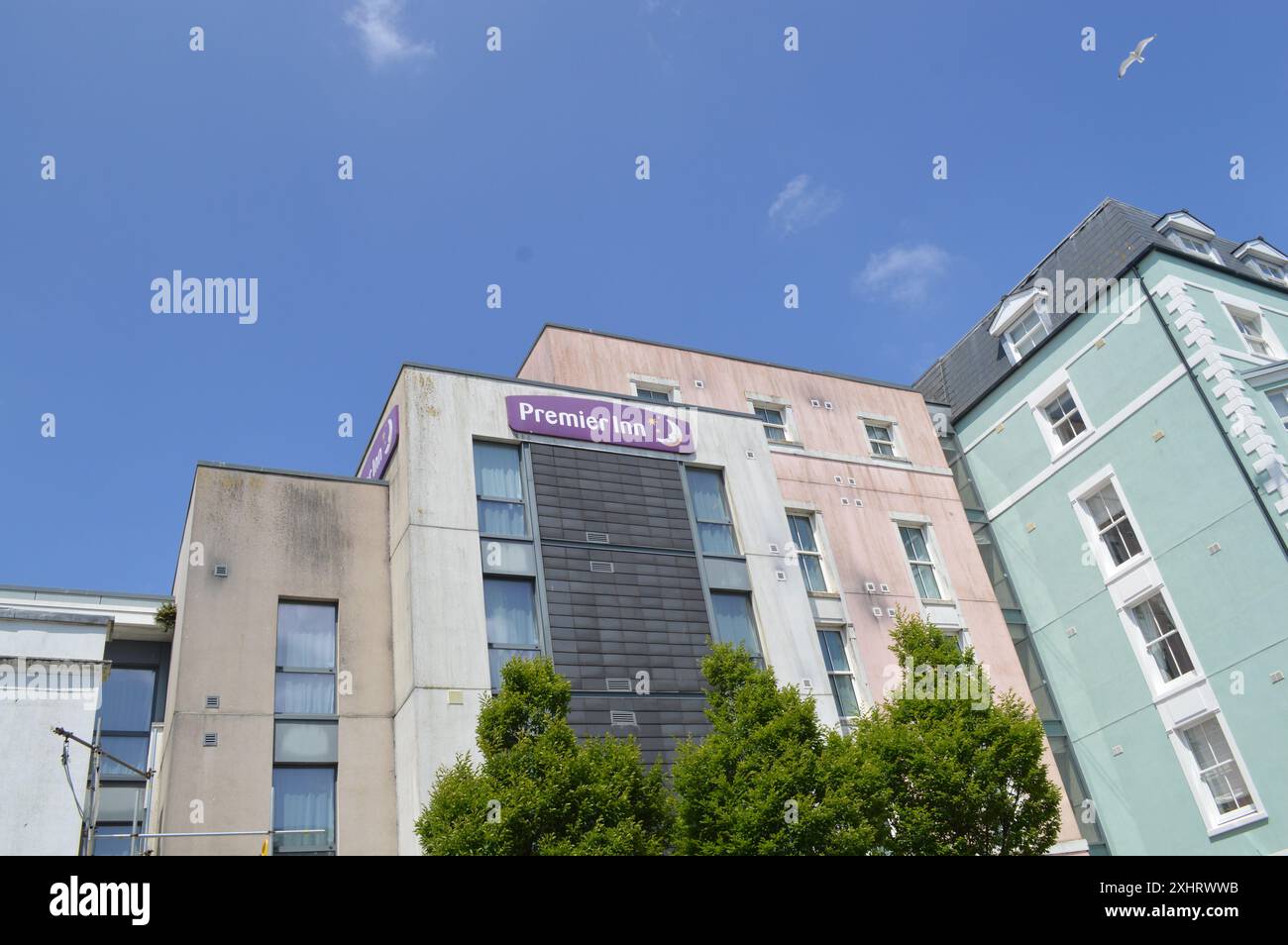 Premier Inn Tenby on White Lion Street. Tenby, Pembrokeshire, Wales, United Kingdom. 5th June 2024. Stock Photo