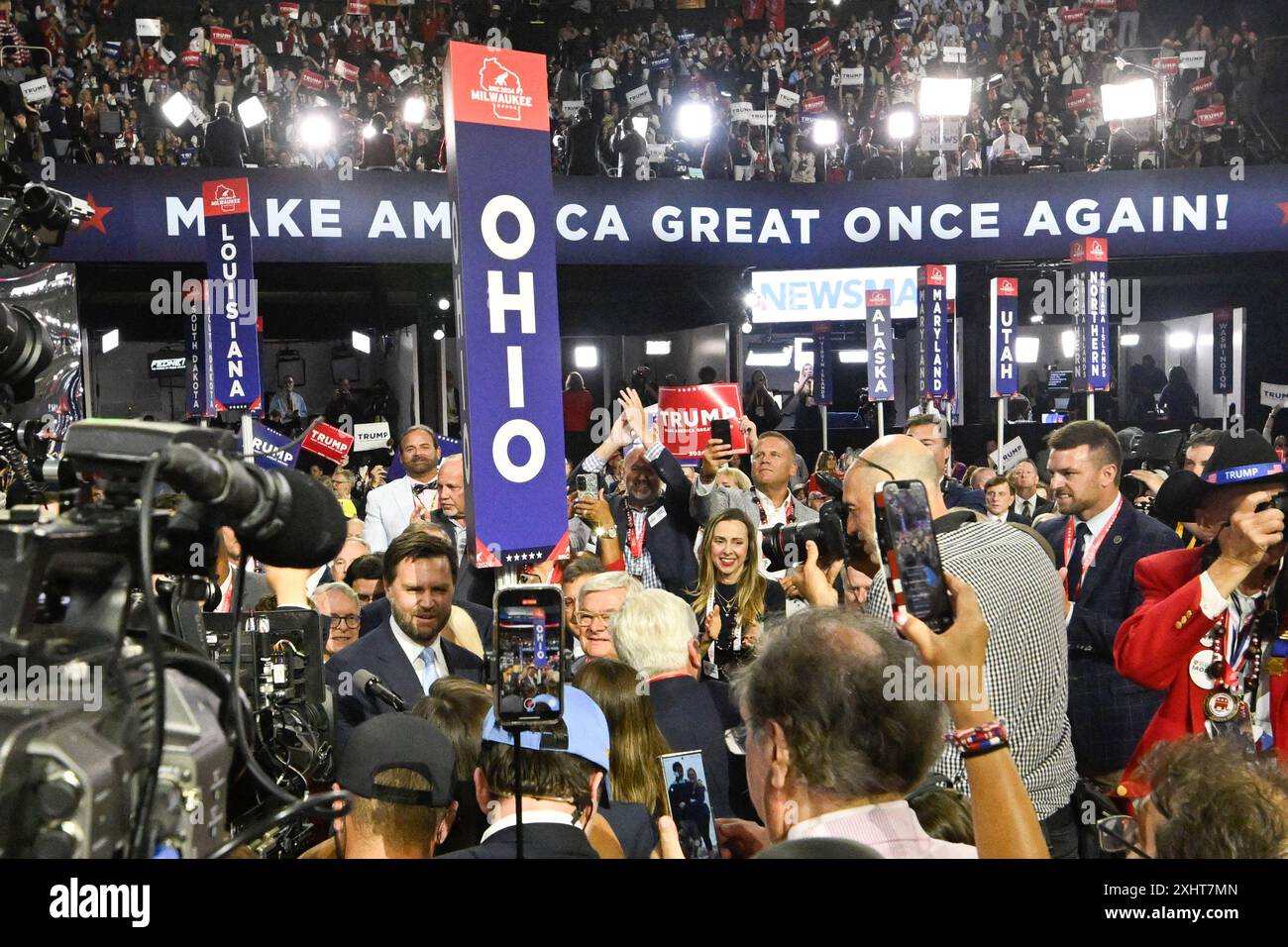 Milwaukee, United States. 15th July, 2024. Sen. J.D. Vance, R-OH ...