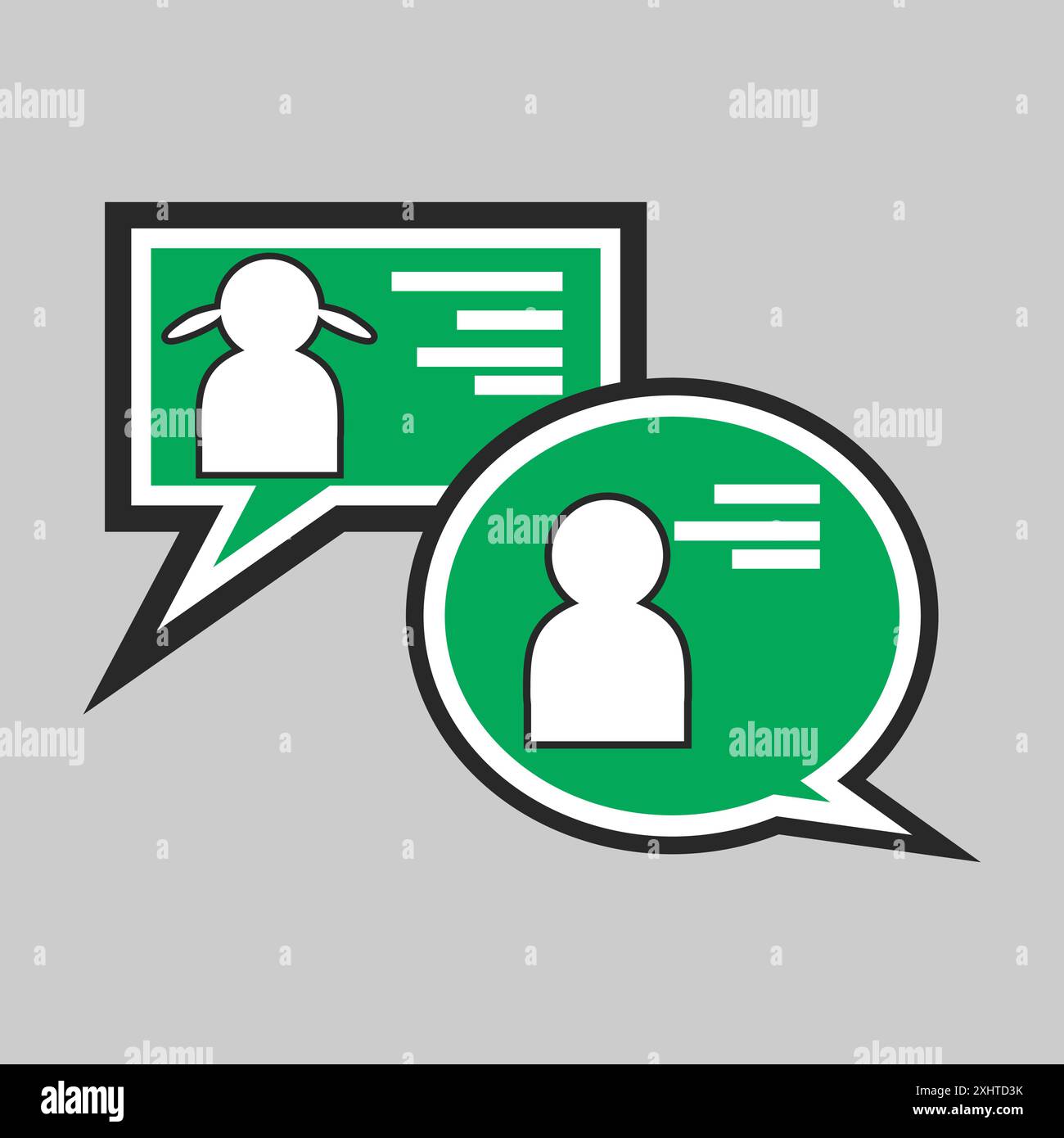 Phone call with speech bubble icon Stock Vector