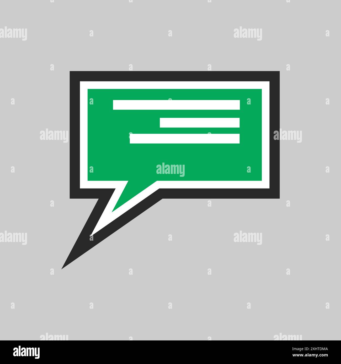 Phone call with speech bubble icon Stock Vector