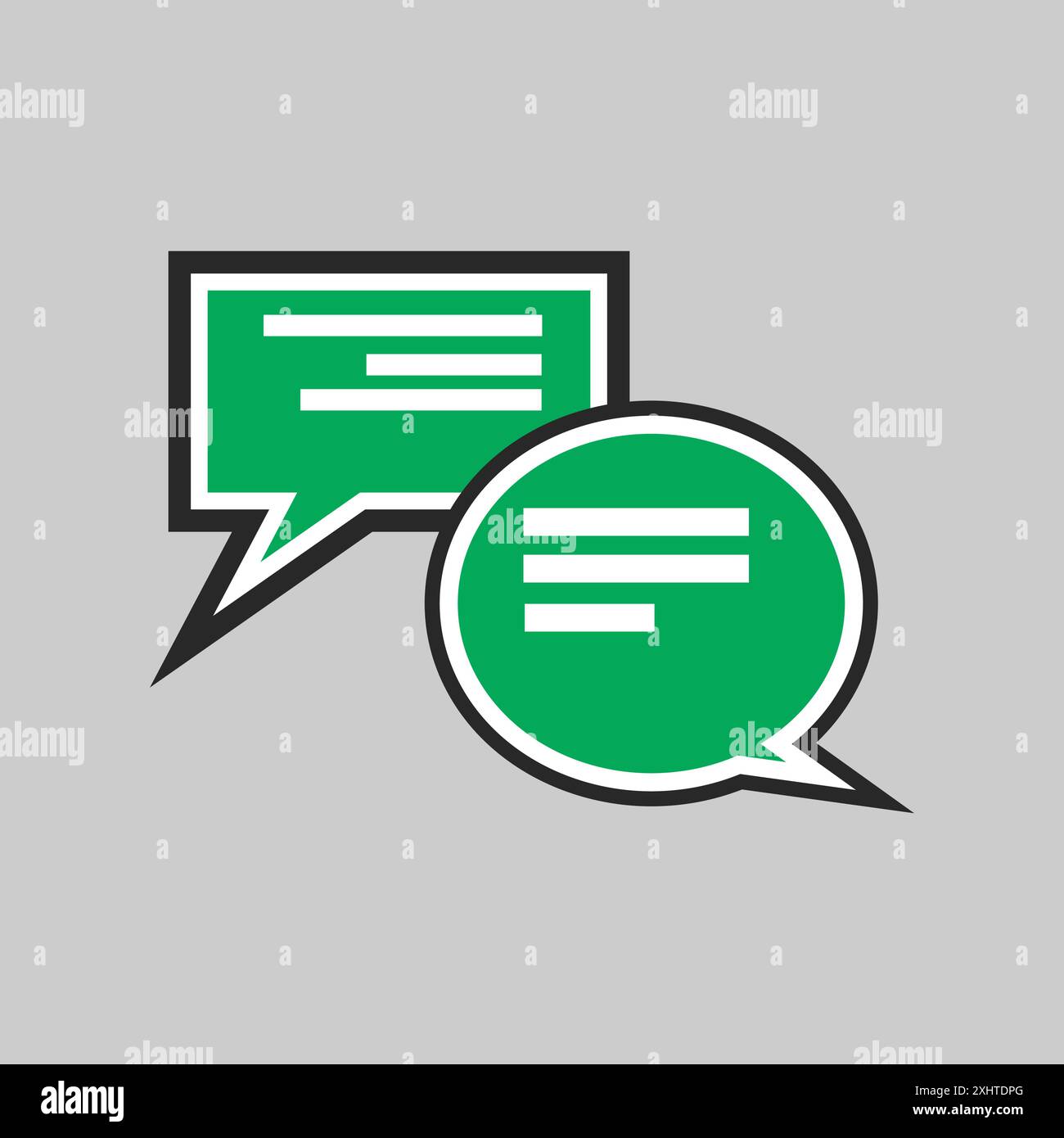 Phone call with speech bubble icon Stock Vector