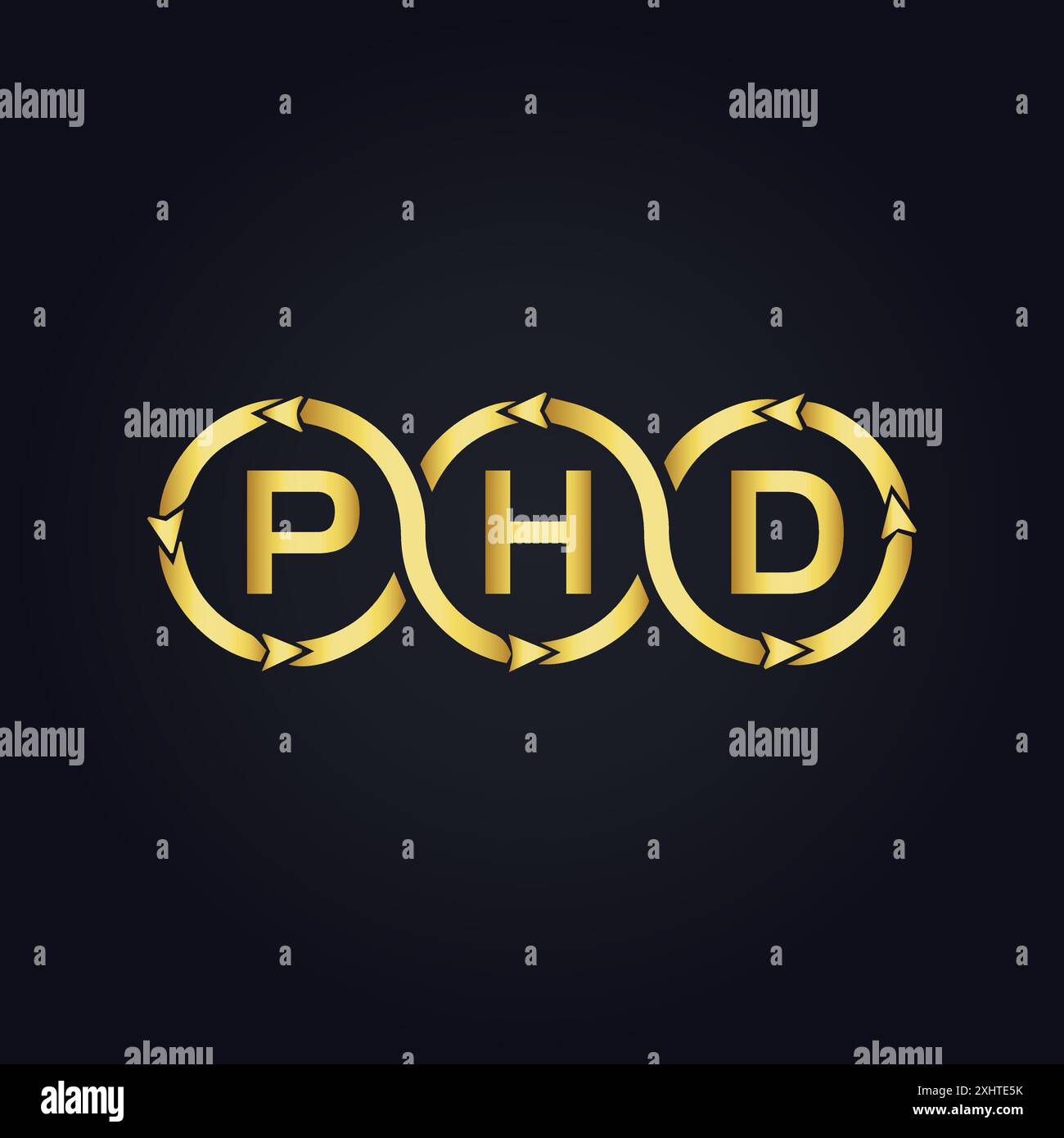 PHD logo. P H D design. White PHD letter. PHD, P H D letter logo design. P H D letter logo