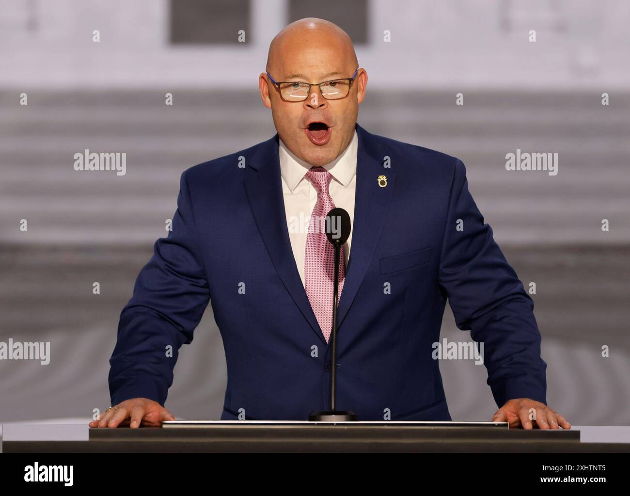 Milwaukee, United States. 15th July, 2024. Sean O'Brien, President of ...