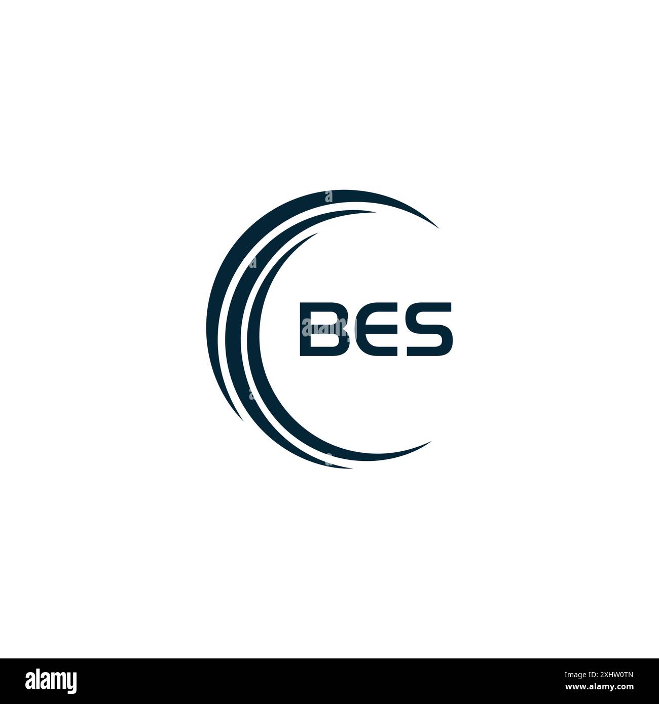 B E S design. White BES letter. BES, B E S letter logo design. B E S
