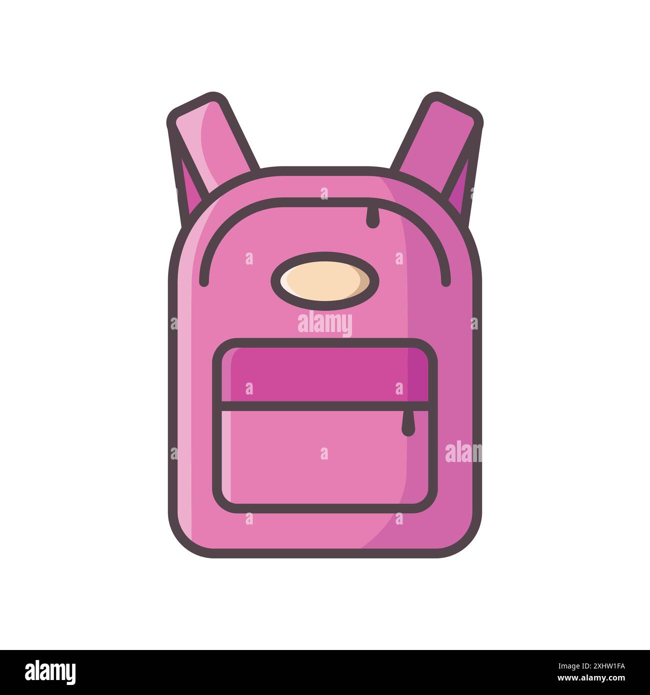 school bag icon vector design template in white background Stock Vector ...