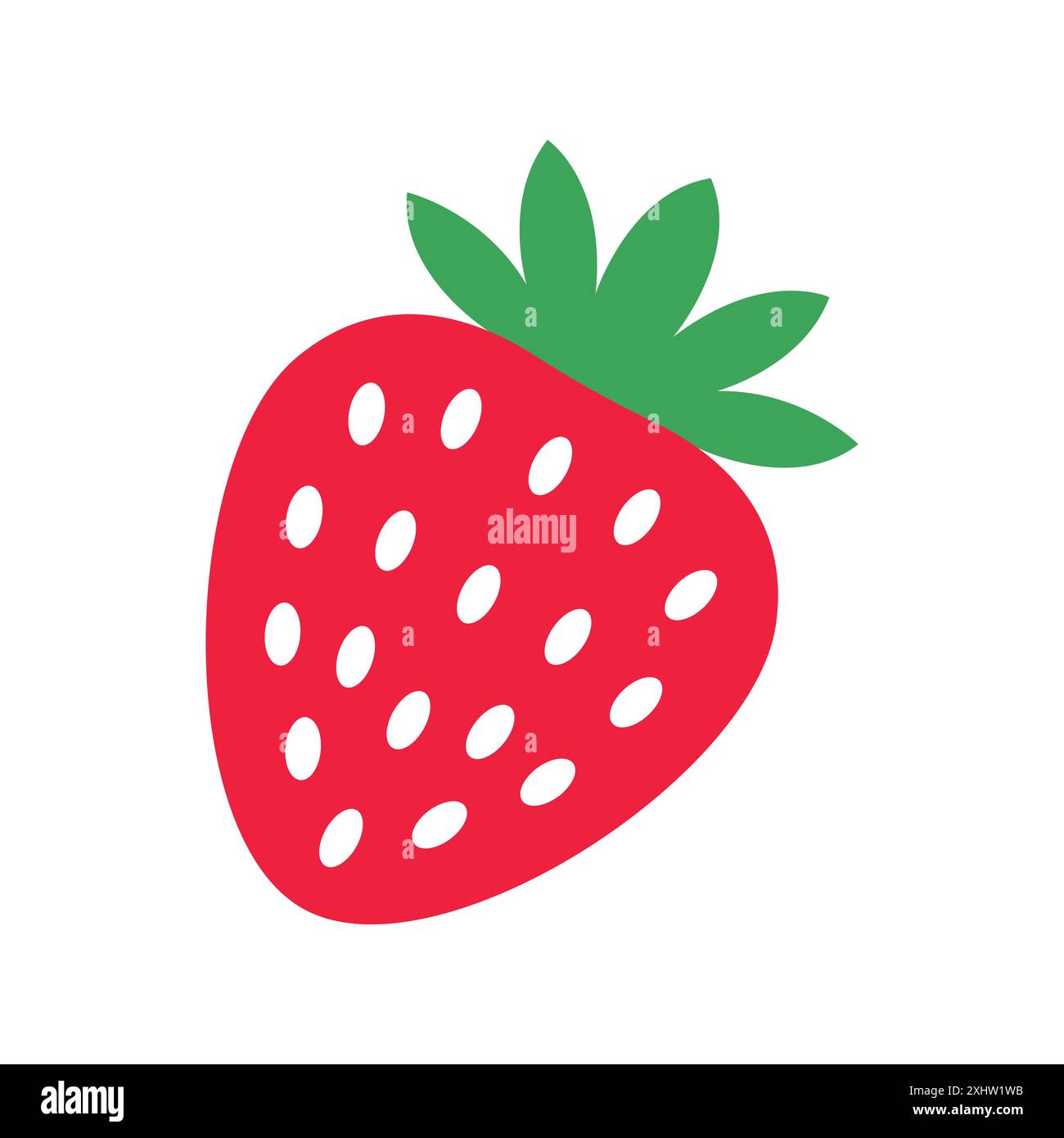 strawberry icon vector design template in white background Stock Vector ...