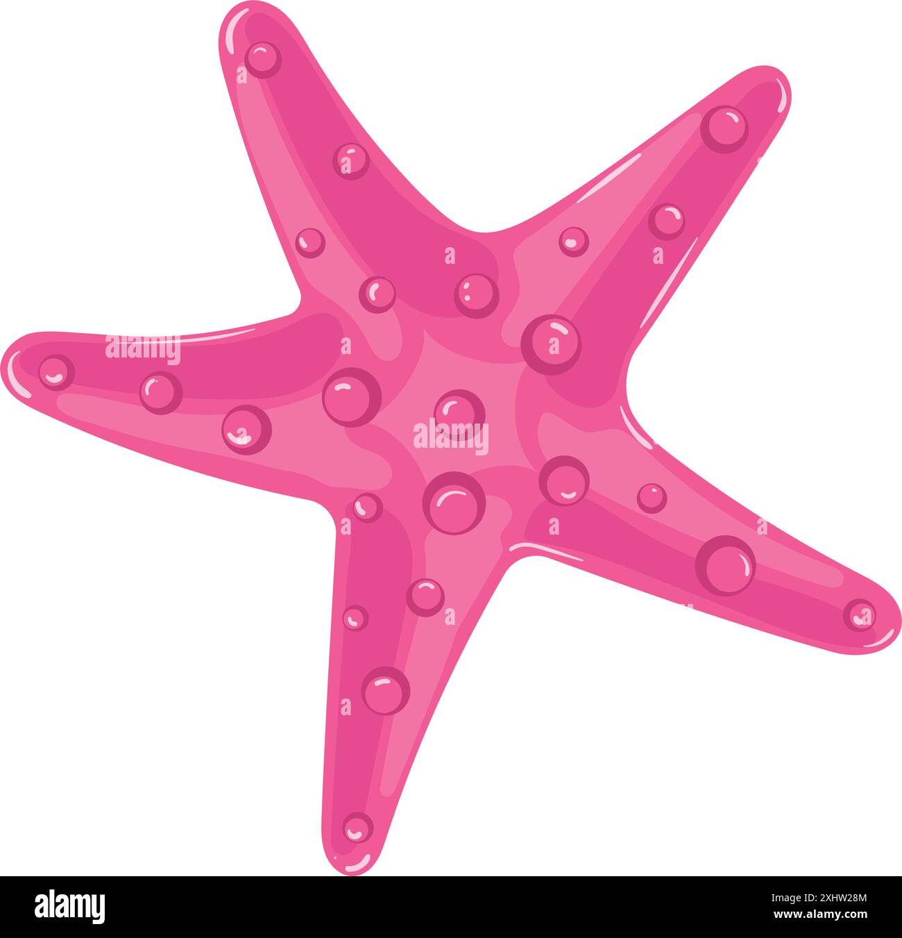 Colored starfish icon Sea animal Vector illustration Stock Vector Image ...