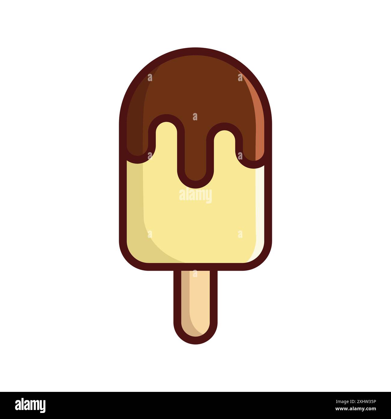 ice cream icon vector design template in white background Stock Vector
