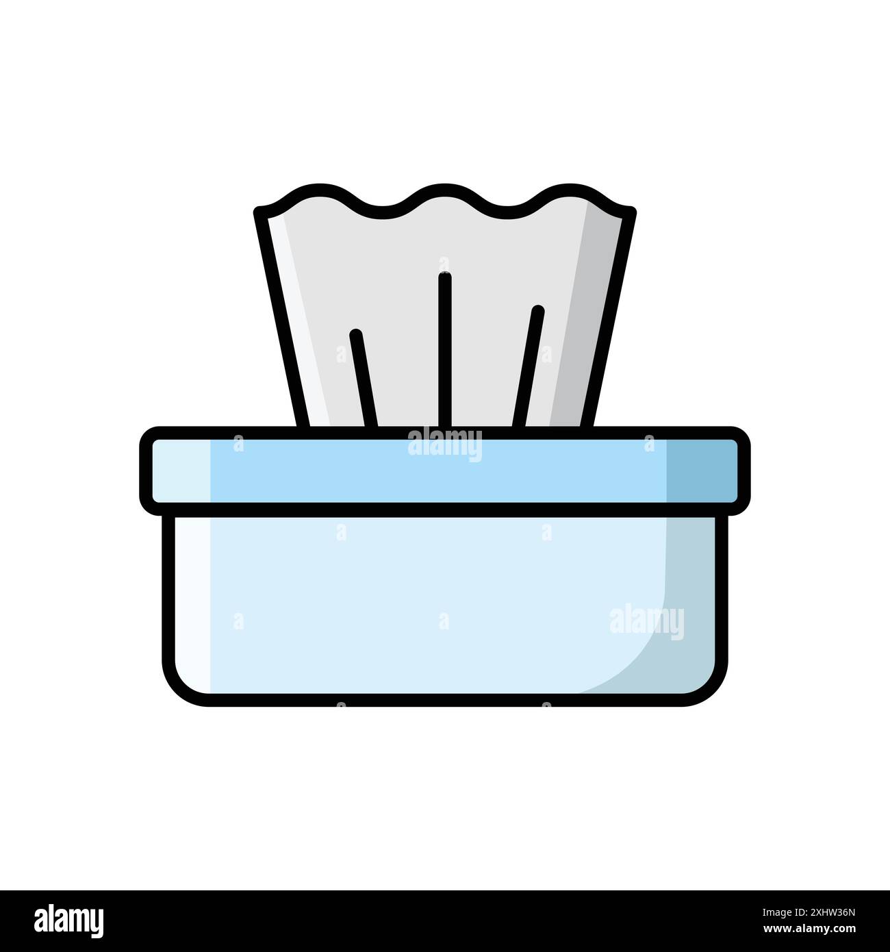 tissue icon vector design template Stock Vector