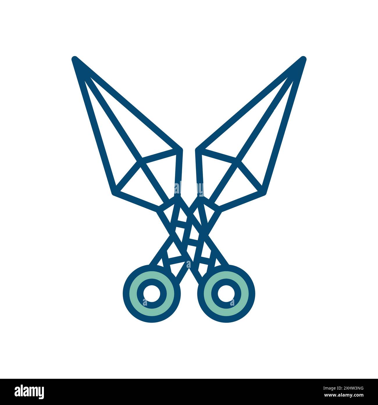 kunai icon vector design template in white background Stock Vector