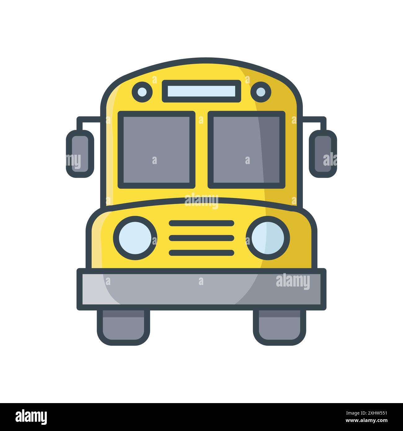 bus icon vector design template in white background Stock Vector