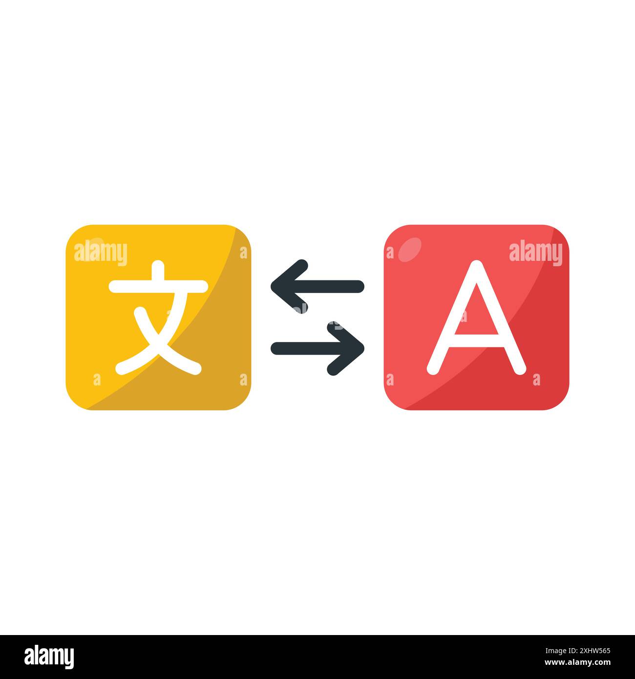 Change language icon vector vectors Stock Vector Images - Alamy