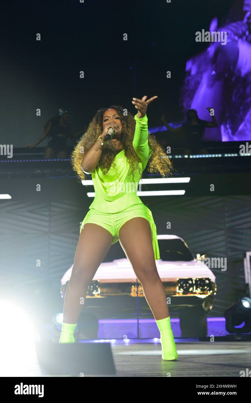 Kanegi Singer WEST PALM BEACH, FLORIDA - JULY 14: Singer Kandi Burruss of Xscape ...
