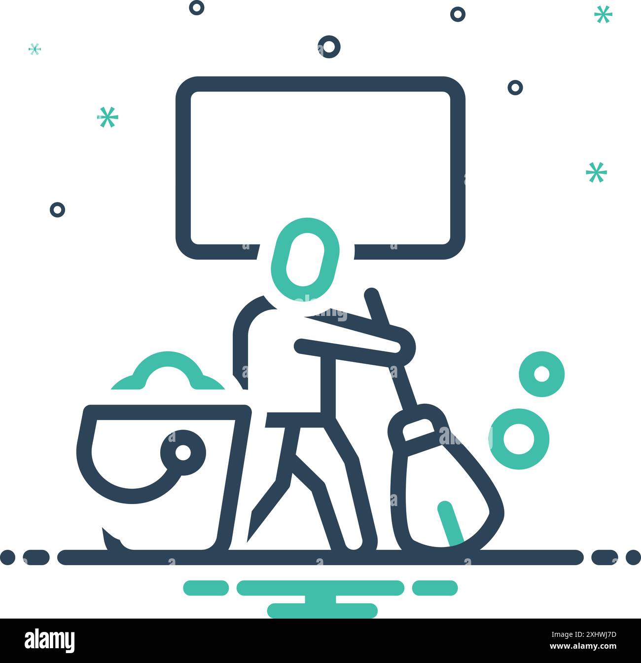 Street sweeper street cleaner cleaning Stock Vector Images - Alamy