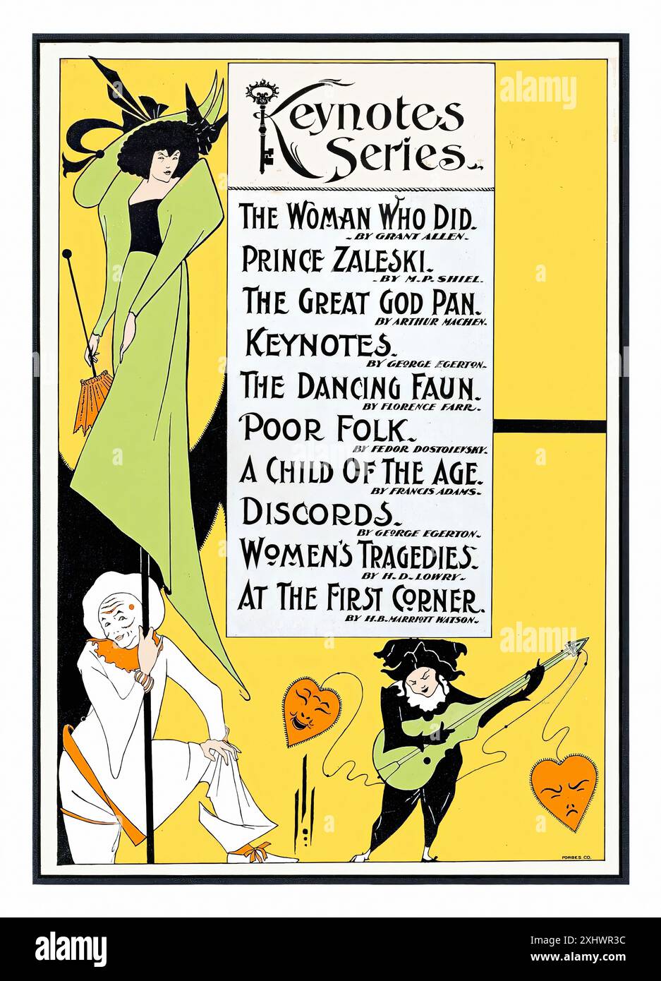 BEARDSLEY Aubrey Keynotes Series 1893 - Victorian Era Illustration ...