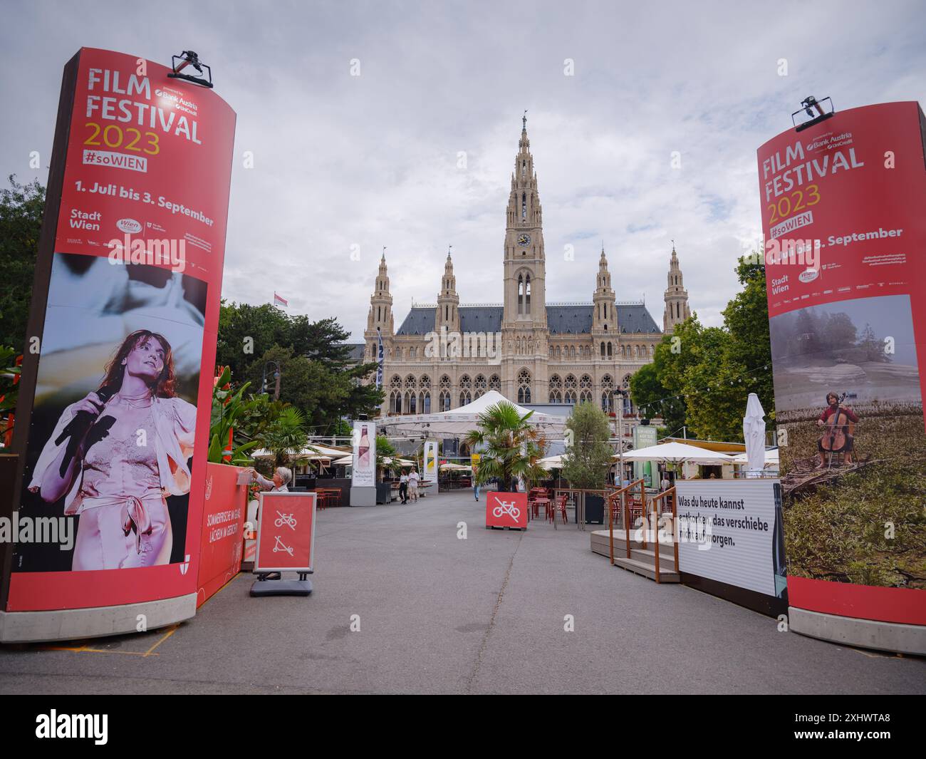Vienna Fest Vienna, Austria - July 21, 2023. Vienna Film Festival, Europe's largest ...