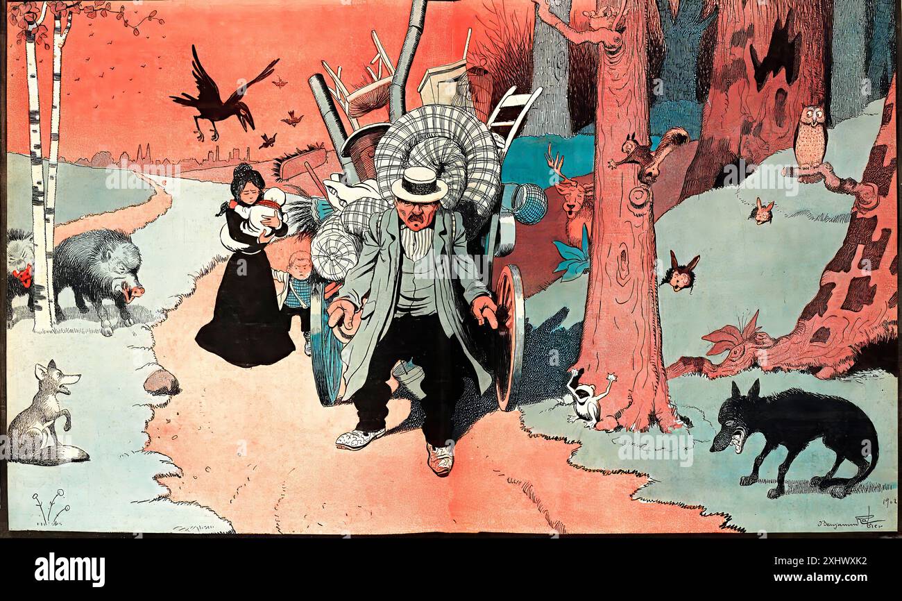 Benjamin rabier illustration hi-res stock photography and images - Alamy