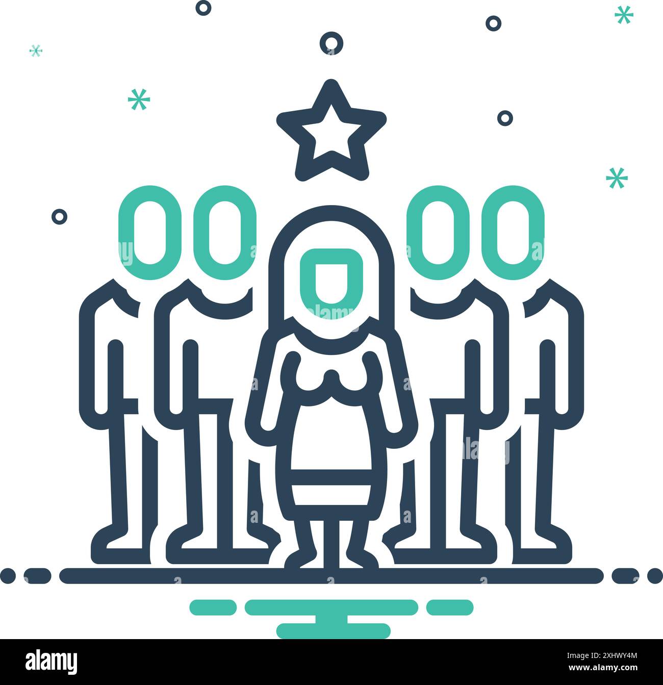 Icon for leadership, teamwork Stock Vector Image & Art - Alamy