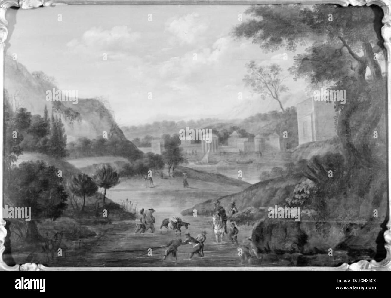 17th century painting sky Black and White Stock Photos & Images - Alamy